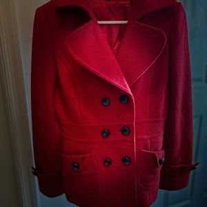 XXI Red Pea Coat Size M/M